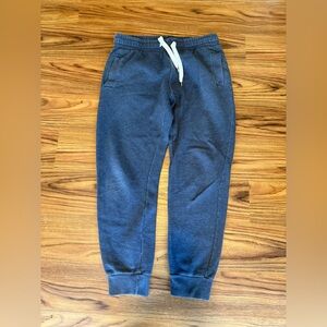 Divided Blue Joggers with Adjustable Waist